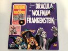 DRACULA, THE WOLFMAN AND FRANKENSTEIN - Book Insert & Record, 1975 - HALLOWEEN