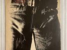 COA AUTOGRAPH ROLLING STONES P-8091S VINYL LP OBI JAPAN Signed Mick Jagger