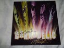 THE DAMNEN DARKADELIC VINYL SIGNED BY DAVID VANIAN , CAPTAIN SENSIBLE AND MONTY
