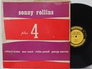 Sonny Rollins LP “Plus 4” Prestige 7038   W.50th NYC   Mono RVG   Clifford Brown