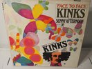 The Kinks Face to Face MONO TRI-COLOR LABEL LP VINYL ALBUM