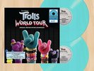 BLUE VINYL----  TROLLS World Tour (Original Soundtrack) WALMART 2LP RECORD  1012