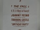 FACTORY RECORDS / IKON - 1984 poster CABARET VOLTAIRE Throbbing Gristle THE FALL