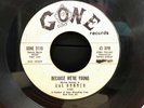 ROCKABILLY/DOOWOP Ral Donner Because We're Young wl promo on Gone