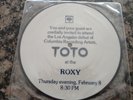 TOTO   HOLD THE LINE   1978 SUPER RARE ROXY INVITATION 7