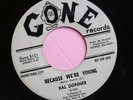 RAL DONNER Early R&R PROMO 45rpm She's Everything b/w Because We're Young HEAR