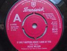 JACKIE WILSON IT ONLY HAPPENS WHEN I LOOK AT YOU UK BRUNSWICK DEMO NORTHERN SOUL