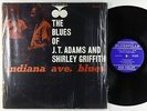 J.T. Adams & Shirley Griffith - Indiana Ave. Blues LP - Bluesville Mono RVG VG++