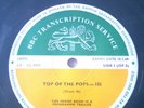 BBC TRANSCRIPTION DISC 155 TOP OF THE POPS  1967 JIMI HENDRIX KIKI DEE ZOMBIES