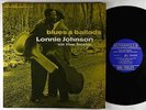 Lonnie Johnson & Elmer Snowden - Blues & Ballads LP - Bluesville Mono DG RVG VG+