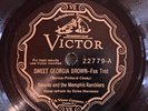 Victor 22779 Snooks Memphis Ramblers SWEERT GEORGIA BROWN  78rpm JAZZ 1931  EE-