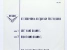 SXL 2057 WBg ED1 BB - STEREOPHONIC FREQUENCY TEST RECORD - DECCA LP EX++