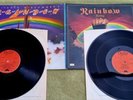 RAINBOW Rising & Ritchie Blackmore's Rainbow RARE DOUBLEBACK X2 Vinyl LPs SUPERB