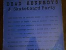 Dead Kennedys A SKATEBOARD PARTY Vinyl LP Album - 1983 German Import  Blue Cover