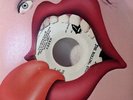 Rolling Stones Happy / All Down The Line 1972 7” VG+ VG+ white label promo