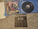Iron Maiden Number Of The Beast Japan LP Vinyl Record OBI Complete