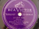 Orlando Guerra Cascarita Lo Que Sea Guaracha RCA Victor Latin 78 RPM HEAR