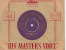 RICKY JAMES knee deep in the blues*bluer than blue 1957 UK HMV GOLD 7