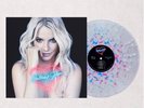 britney jean clear w/ blue & pink splatter vinyl - britney spears limited
