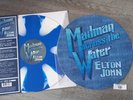 Elton John LP Coloured Disc and Turntable slipmat. Madman Across The Water