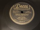 Decca 78 RPM Bing Crosby - White Christmas 18429 E-