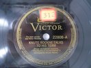 Knute Rockne talks to his team Notre Dame Victory March VICTOR 22808  EE-