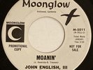 John English III And The Lemondrops – Moanin'– Moonglow – M-5011 - 1966 Promo NM