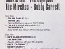 JACKIE LEE  OH MY DARLIN’ * BOBBY GARRETT, MIRETTES, OLYMPICSNORTHERN SOUL