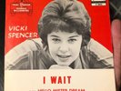 VICKI SPENCER   I Wait/Hello Mr Dream PICTURE SLEEVE(no 45) Popcorn 1961 CLEAN**