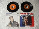 DAVID BOWIE HEROES SUNG IN FRENCH & GERMAN (HELDEN) TWO 1977 ORIGINAL 7