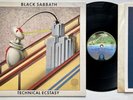 Black Sabbath Technical Ecstasy 1st UK vinyl spaceship labels MELYS + insert EX