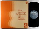Maurice Gendron  - Bach: 6 Cello Solo Suites 3xLP - Philips Holland 6770 005 VG+