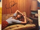 Taylor Swift - Midnights Vinyl Moonstone version Hand Signed Autograph Photo NEW