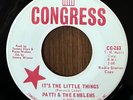 PATTI & THE EMBLEMS It's The Little Things CONGRESS NORTHERN SOUL PROMO 45 RARE