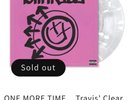 blink-182 - One More Time TRAVIS BARKER Clear & White Marble Vinyl LP SOLD OUT