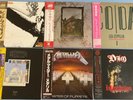 [6 titles] Led Zeppelin, Metallica, Dio - various Japan vinyls w/Obi, Booklet...