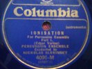 Edgar VARESE, Ionisation, Slonimsky, Percussion Ensemble, Columbia BLUE WAX 4095