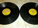 2 Johnny Cash Shellac 10 '' Records Sun Big River Don't Make Me Go