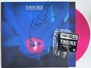 Tricky - Post Millennium Tension Hand Signed Pink Vinyl LP New Autographed