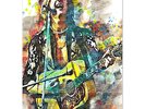 Gram Parsons Flying Burito Brothers Art Print Poster Watercolor Painting