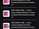 Blink-182 One More Time… Tom’s Cement Marble Vinyl  RARE
