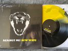 Against Me New Wave Exclusive Limited Yellow Swirl on Black Color Vinyl LP NOFX