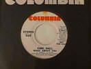 Crossover Modern Soul 45 CARL HALL What About You Columbia Promo Orig. HEAR Rare