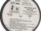BEACH BOYS Holland 1973 or. US lp + bonus EP + lyrics insert WHITE label PROMO