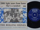 ROLLING STONES 2000 Light Years From Home RARE Denmark 45 danish She's A Rainbow