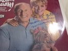 Autographe Dédicace de BOURVIL Pochette LP 33T Ouam Ouam /Pathé 200 Original