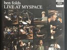 Ben Folds  Live At My Space  Vinyl 2LP White Ltd Edition 1200 Copies