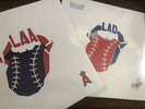 Rolling Stones Hackney Diamonds LA Dodgers And Angels  Baseball Teams   2 Vinyl