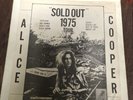 Alice Cooper Sold Out 1975 Tour Original Vinyl