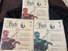 Bach Sonatas & Partitas Schroeder ML 4743 4744 4745 Blue Label 3 LP Lot